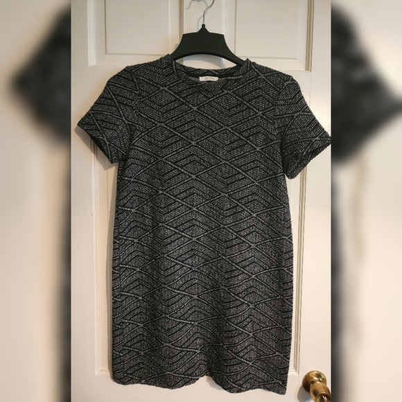 Zara Trafaluc Diamond Pattern Shirt Dress S - Picture 2 of 8